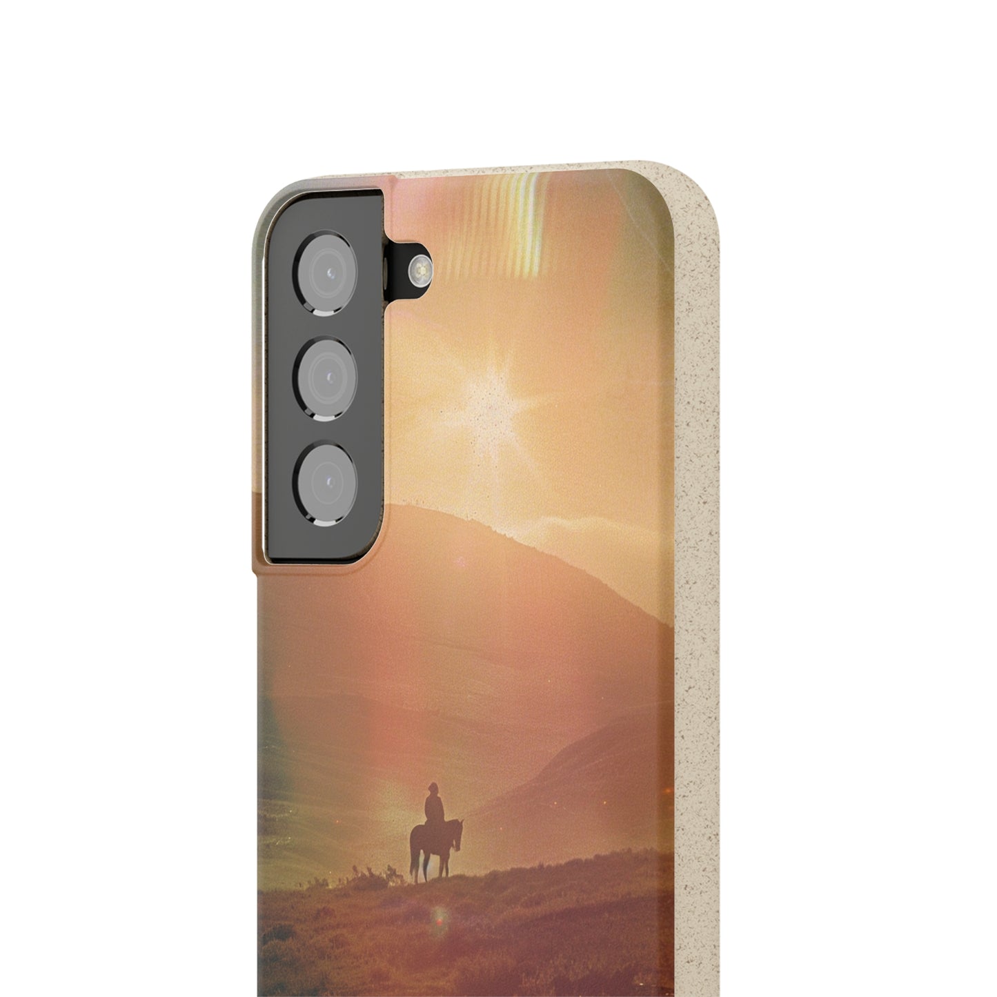 Horse rider cinematic Biodegradable Phone Case | iPhone / Samsung