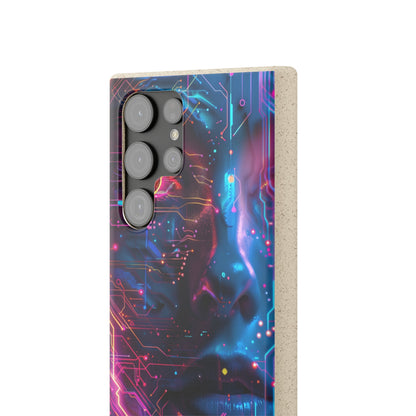 Cyberpunk woman Biodegradable Phone Case | iPhone / Samsung