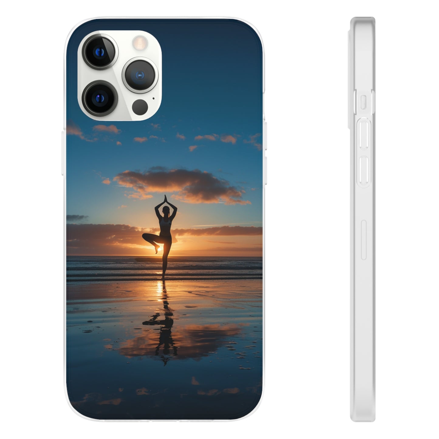 Yoga on the beach Phone Case | iPhone / Samsung