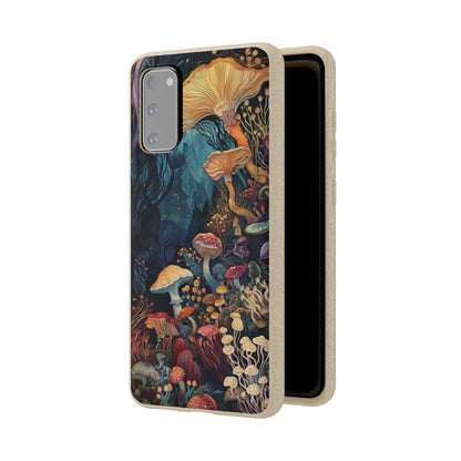 Mushroom Forest Biodegradable Phone Case | iPhone / Samsung