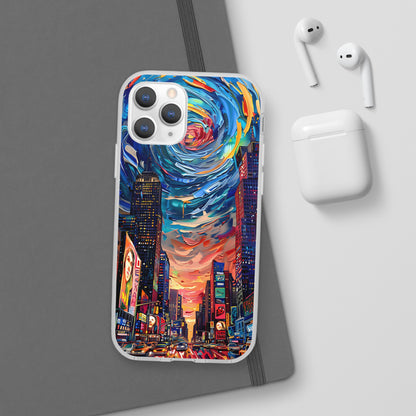 Van Gogh inspired City scene | iPhone/Samsung | Slimline Phone Case