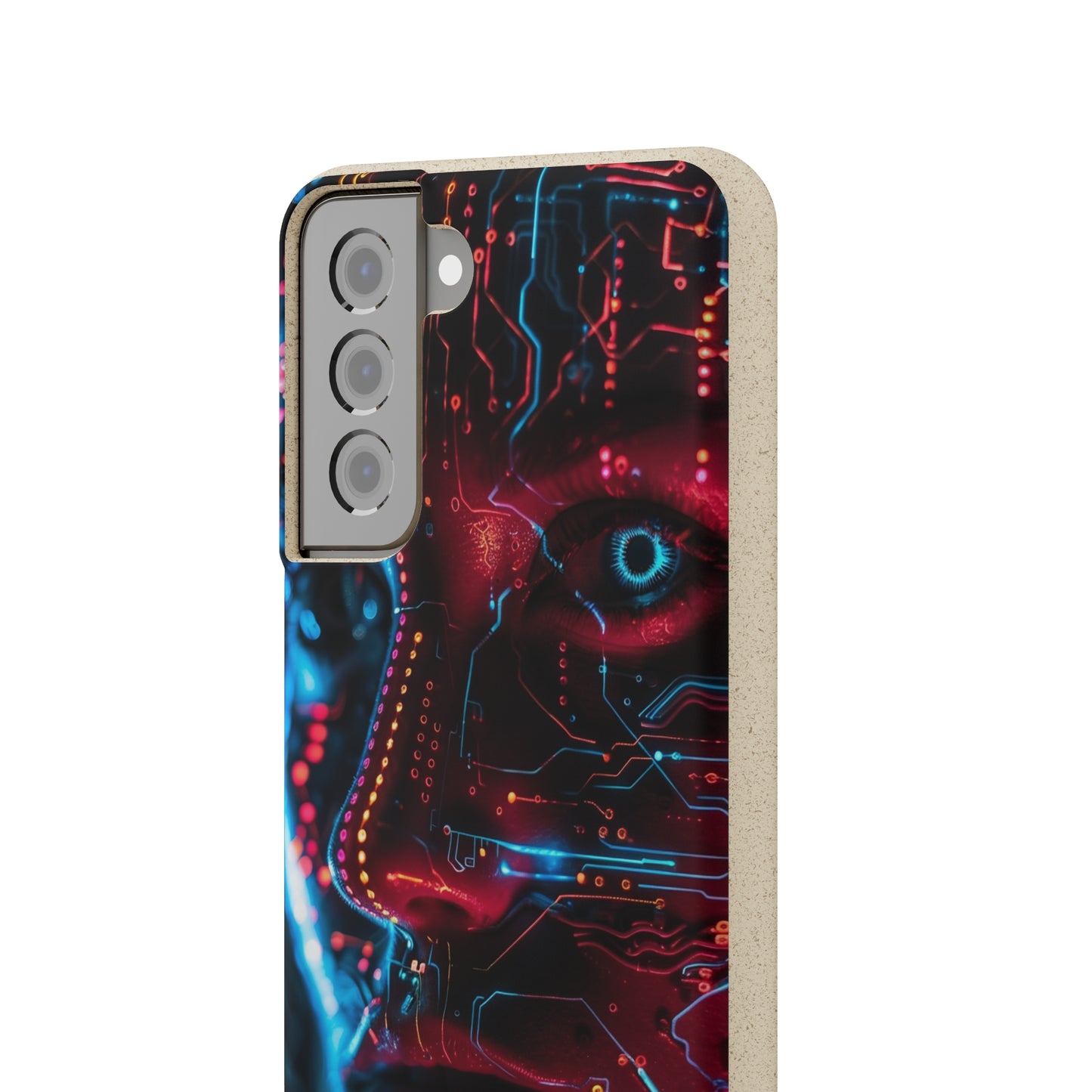 Cyberpunk woman Biodegradable Phone Case | iPhone / Samsung