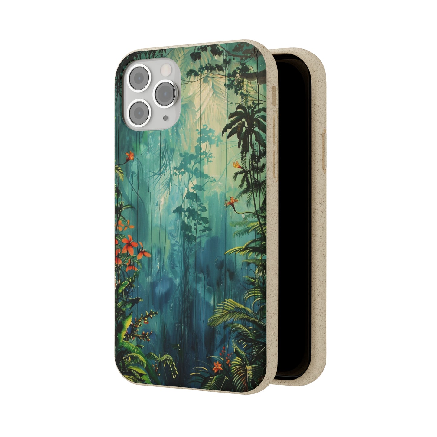 Rain Forest Clearing Scene Biodegradable Phone Case | iPhone / Samsung