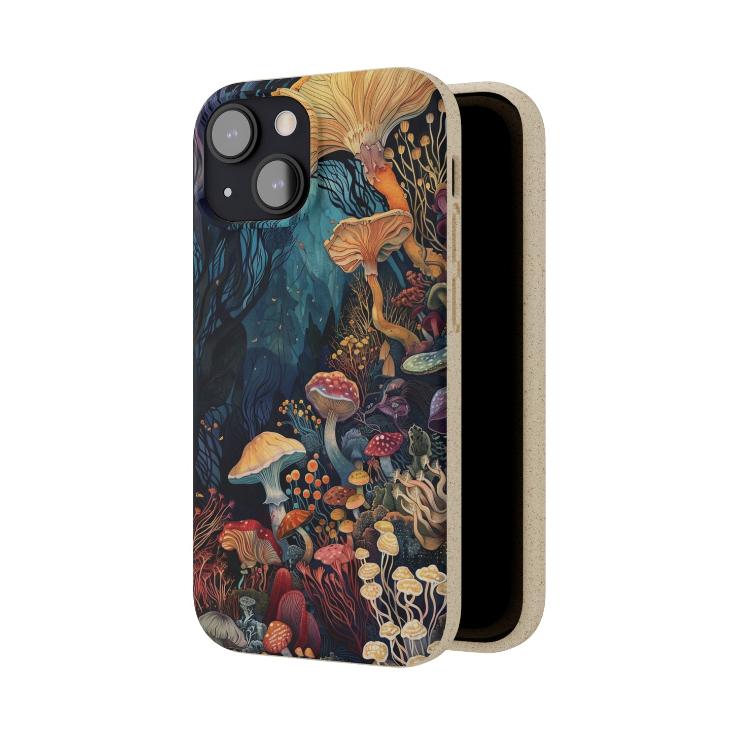 Mushroom Forest Biodegradable Phone Case | iPhone / Samsung