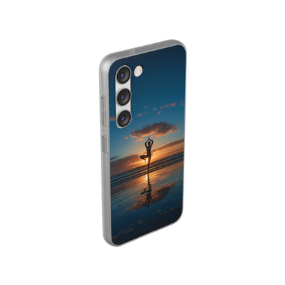 Yoga on the beach Phone Case | iPhone / Samsung