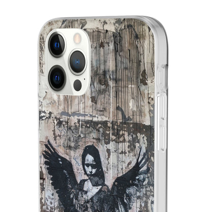 Vhils inspired Gothic Dark Angel Phone Case