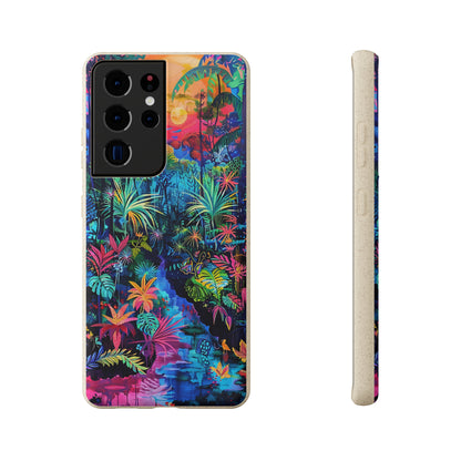 Colourful Rain Forest Biodegradable Phone Case | iPhone / Samsung