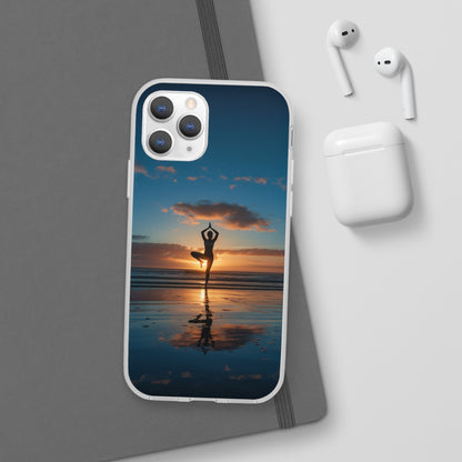 Yoga on the beach Phone Case | iPhone / Samsung