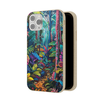 Colourful Rain Forest Biodegradable Phone Case | iPhone / Samsung