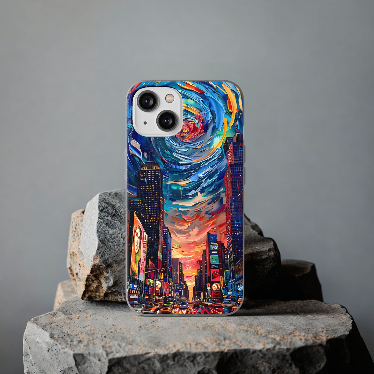 Van Gogh inspired City scene | iPhone/Samsung | Slimline Phone Case