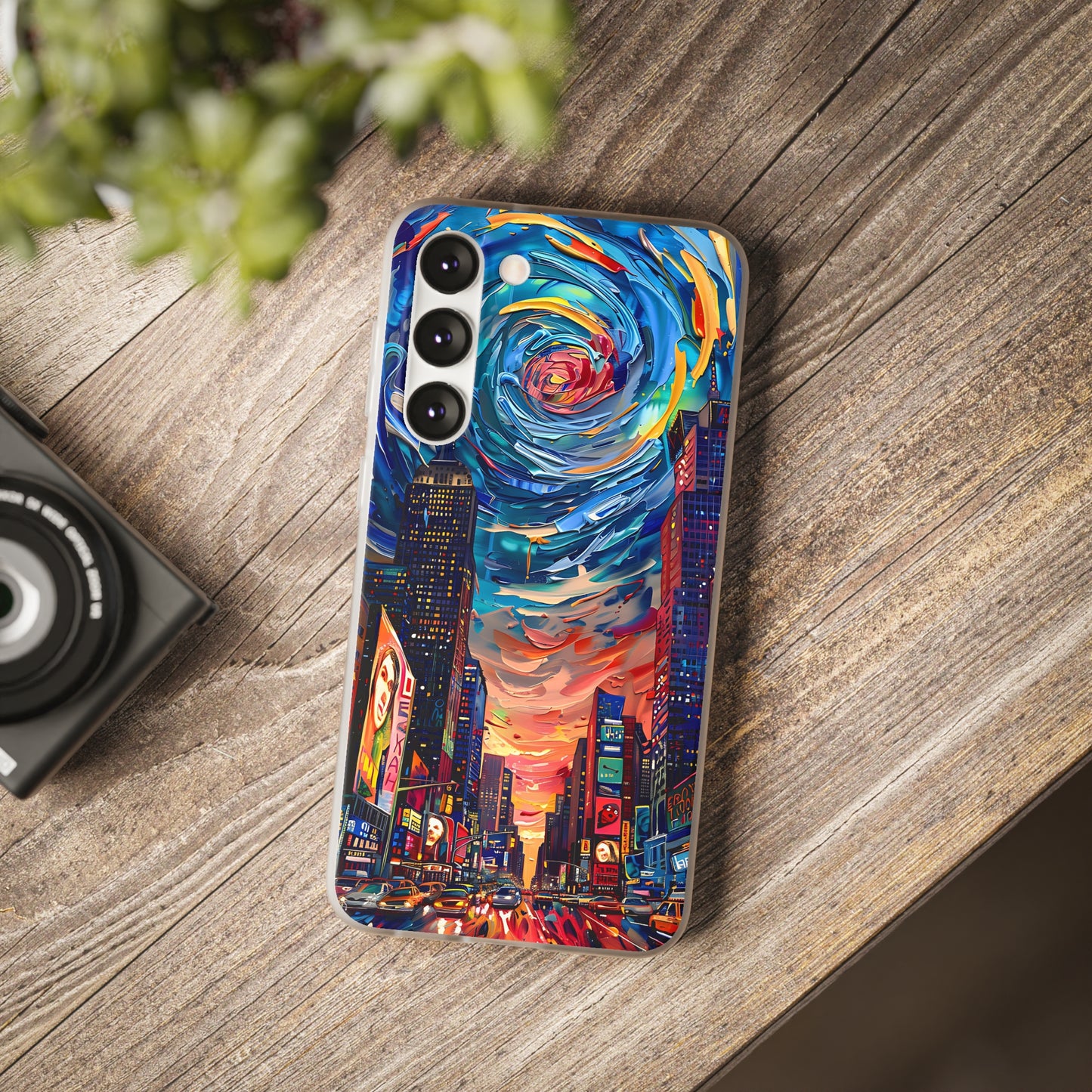 Van Gogh inspired City scene | iPhone/Samsung | Slimline Phone Case