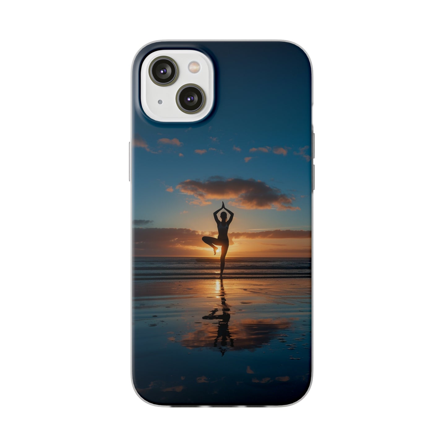 Yoga on the beach Phone Case | iPhone / Samsung