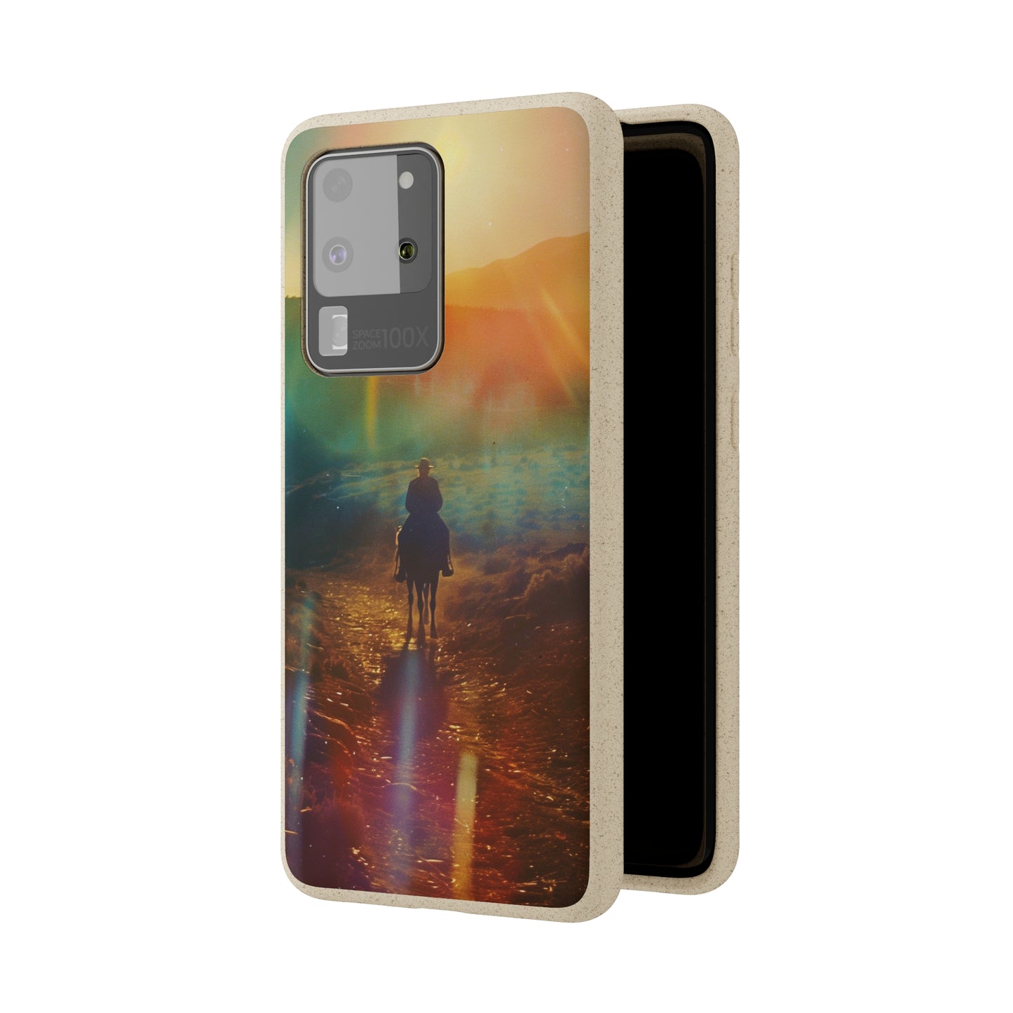 Horse rider cinematic Biodegradable Phone Case | iPhone / Samsung