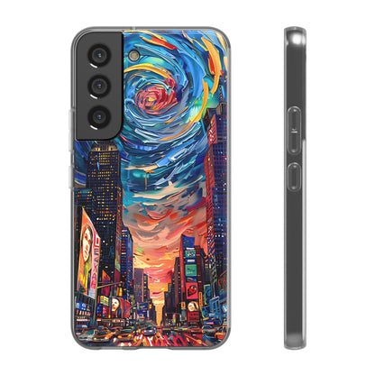 Van Gogh inspired City scene | iPhone/Samsung | Slimline Phone Case