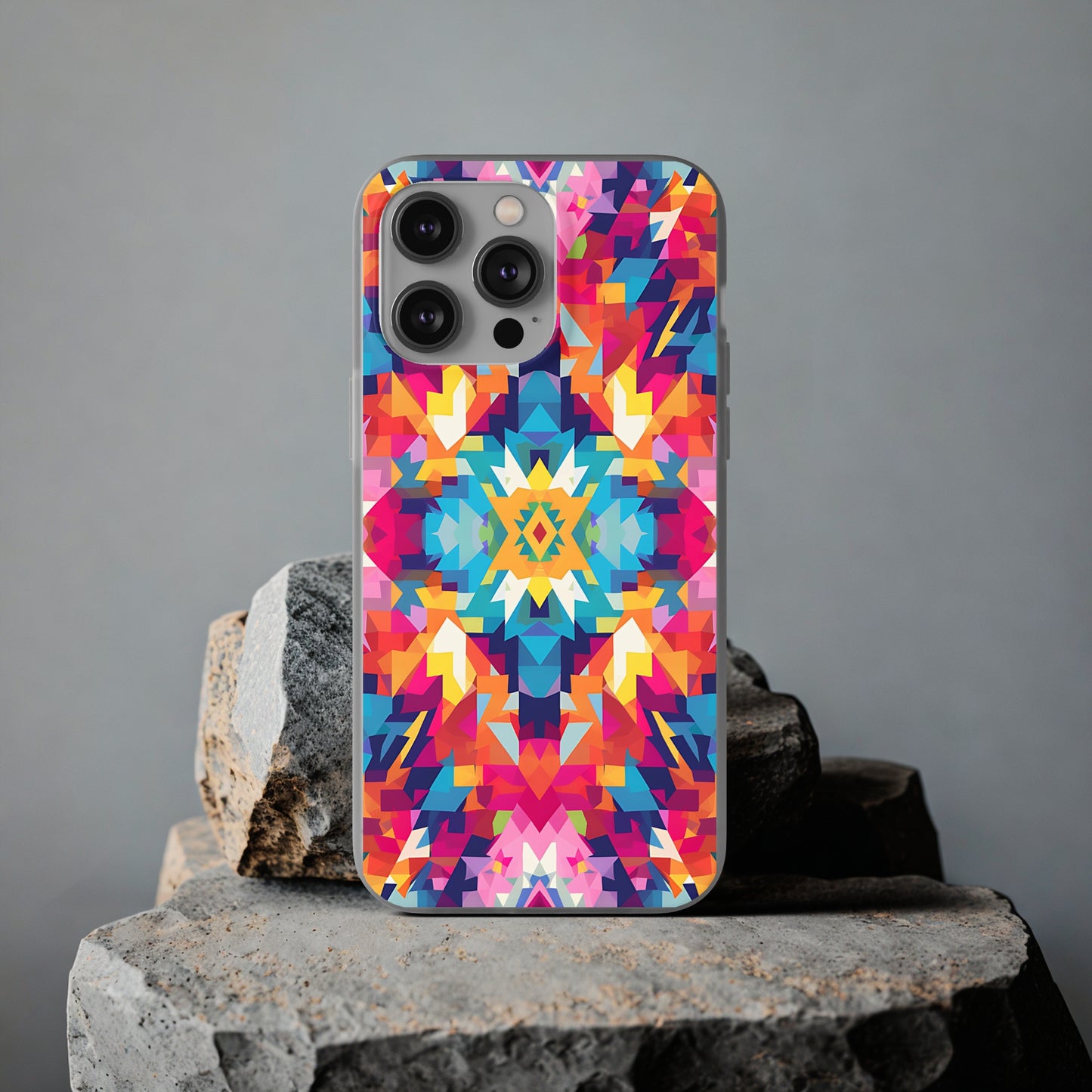 Maya Hayuk  inspired bold, colourful  pattern Phone Case