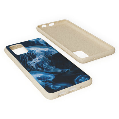 Deep Ocean Jellyfish Biodegradable Phone Case | iPhone / Samsung