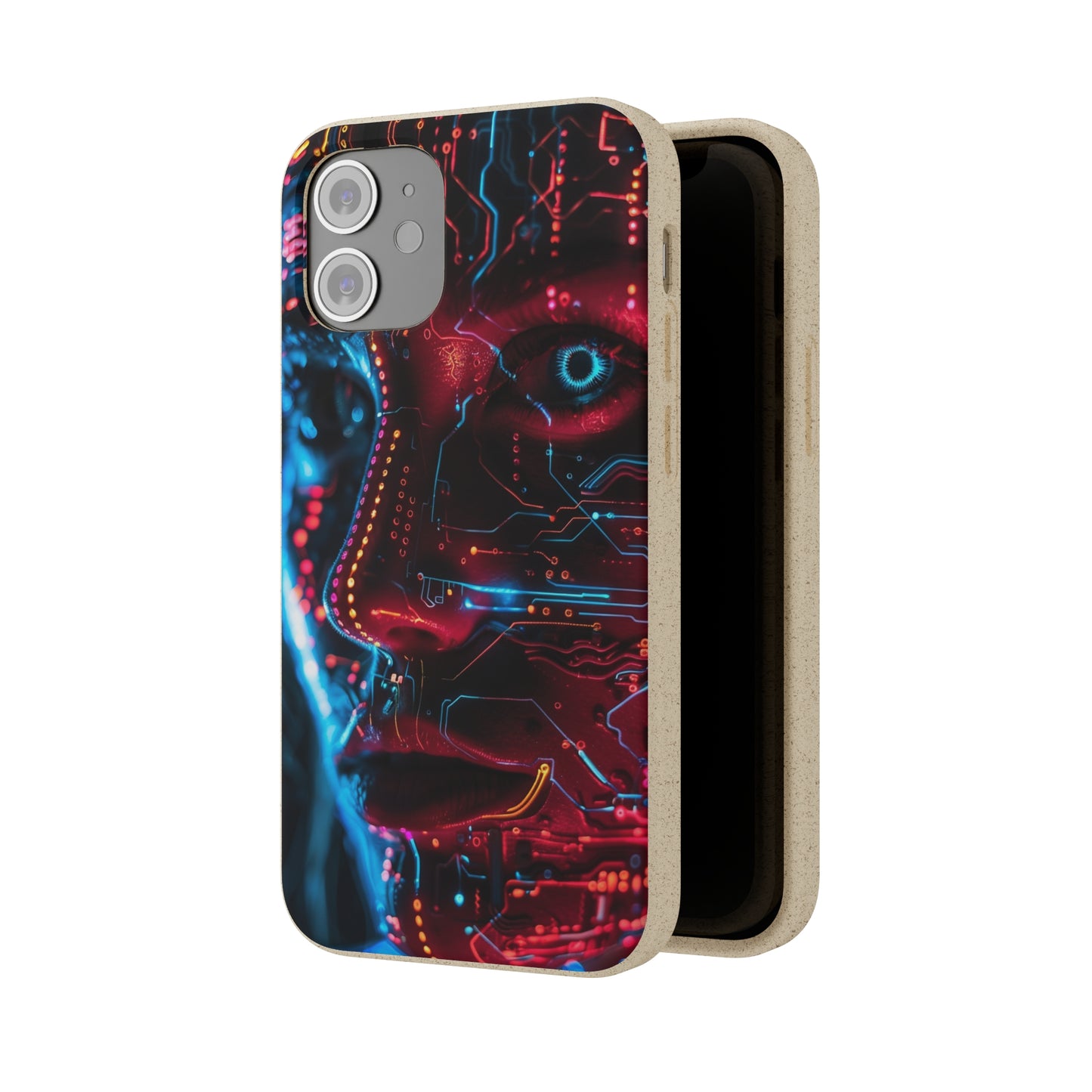 Cyberpunk woman Biodegradable Phone Case | iPhone / Samsung