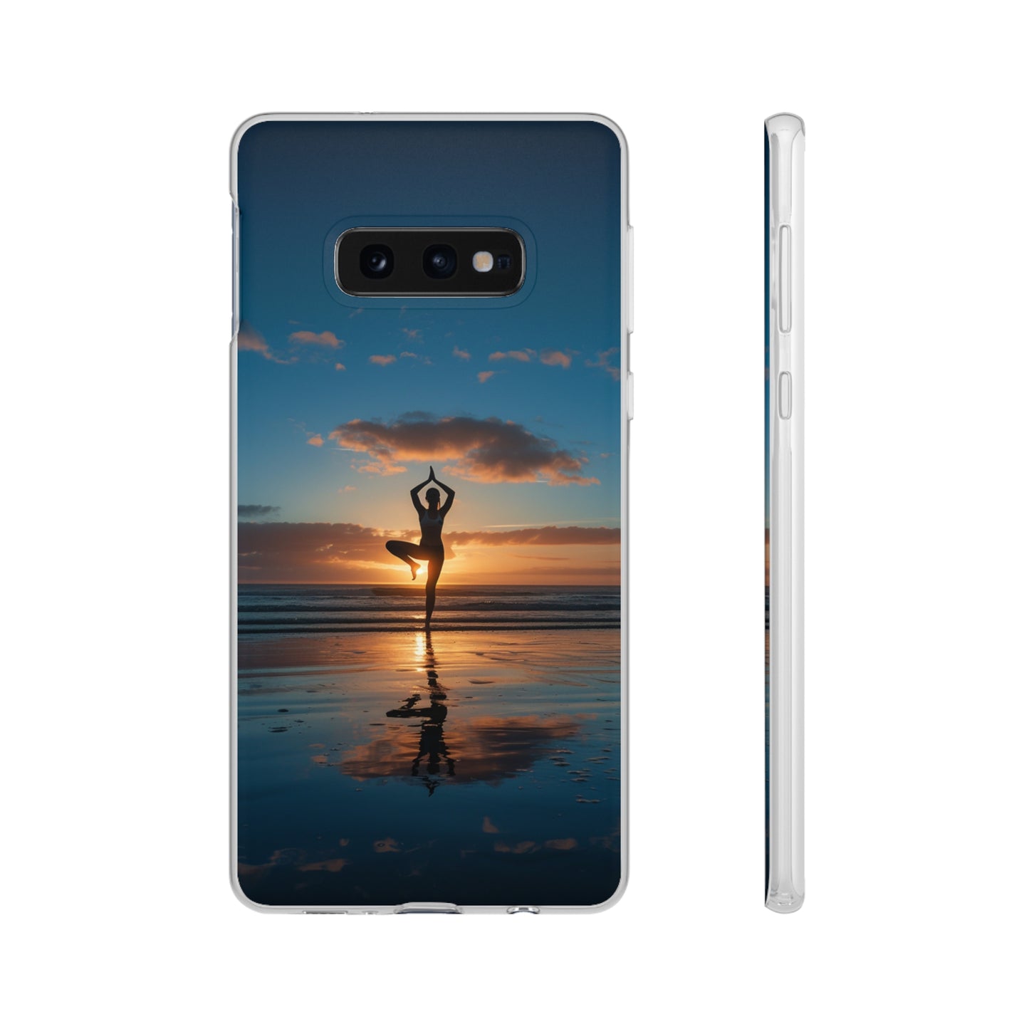 Yoga on the beach Phone Case | iPhone / Samsung