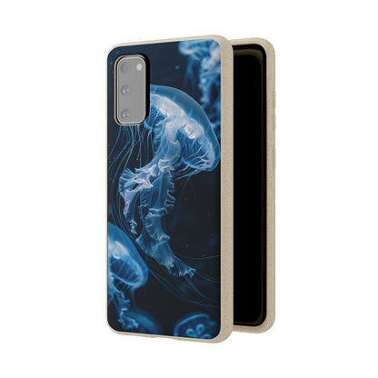 Deep Ocean Jellyfish Biodegradable Phone Case | iPhone / Samsung