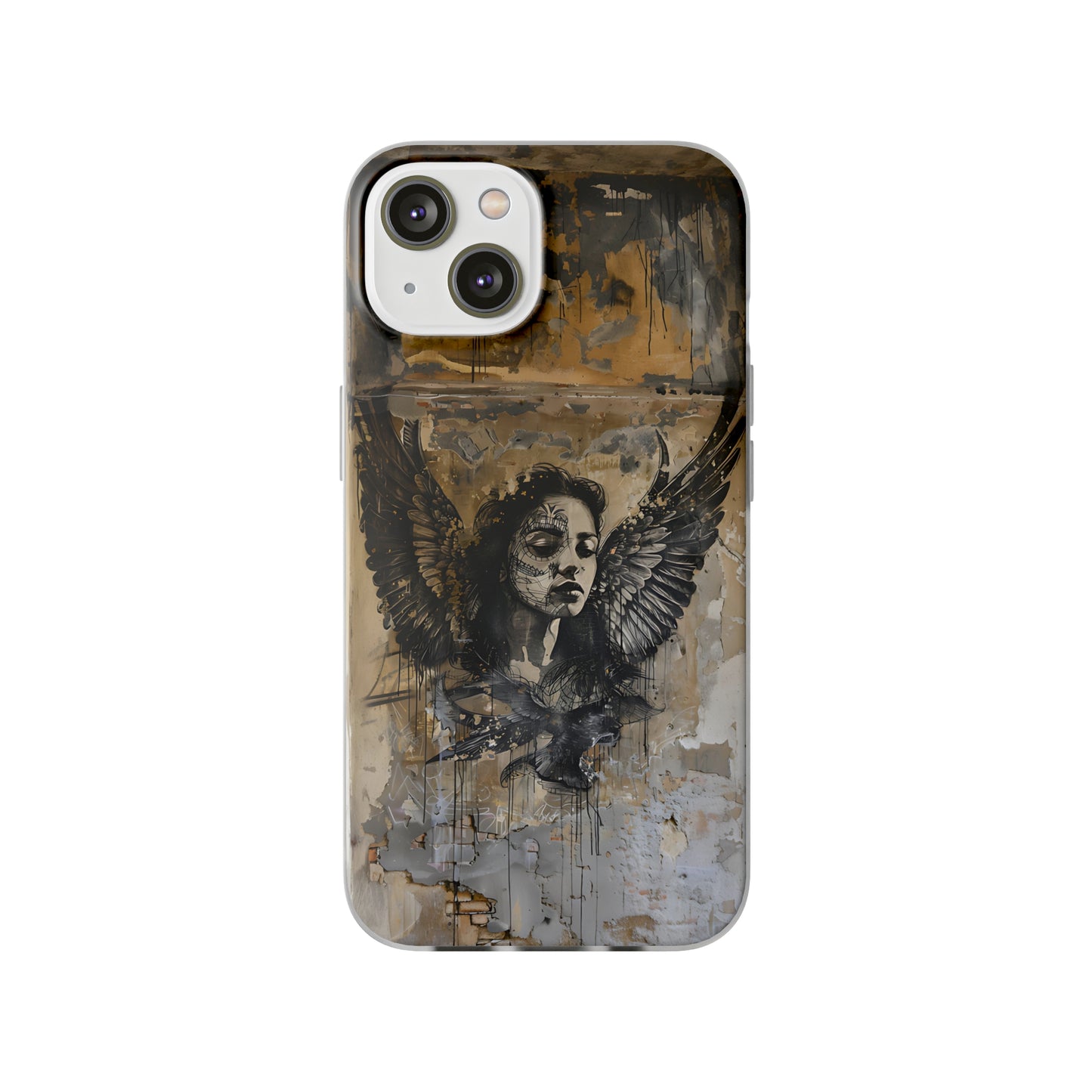 Vhils inspired Gothic Woman Phone Case