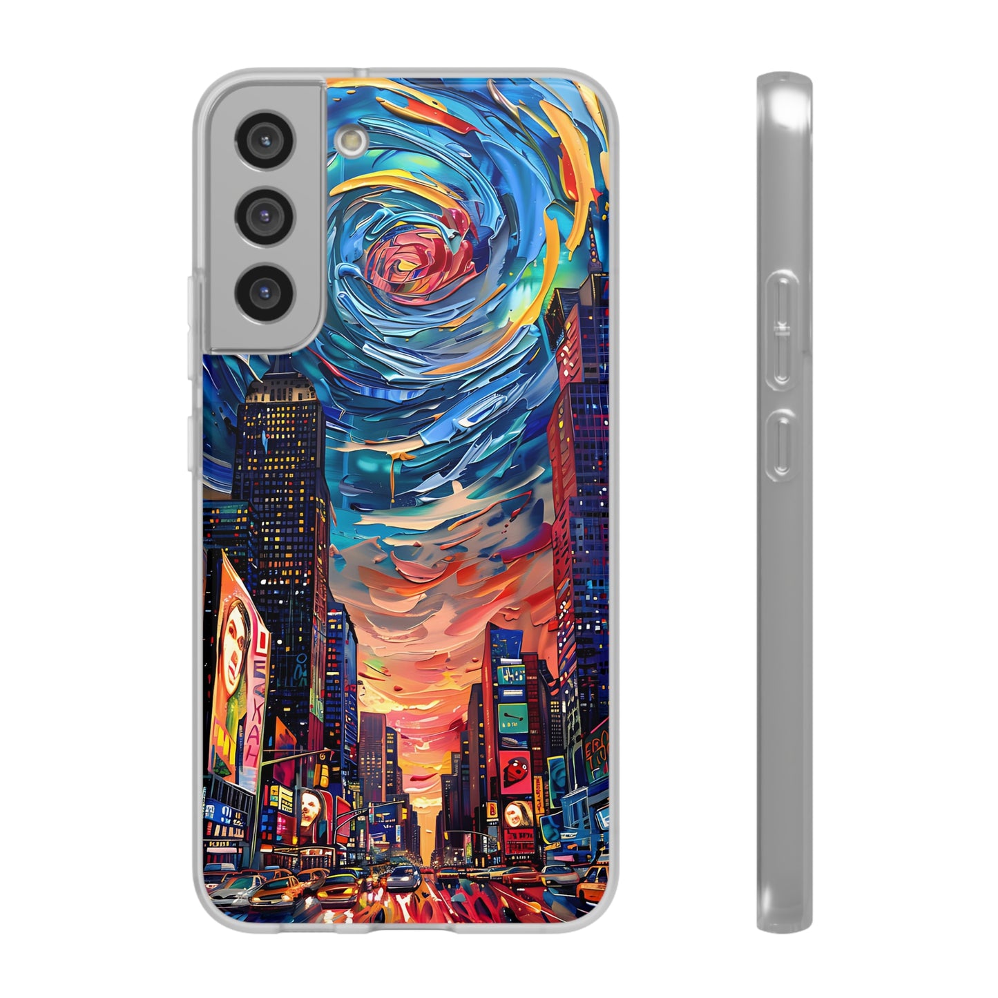 Van Gogh inspired City scene | iPhone/Samsung | Slimline Phone Case