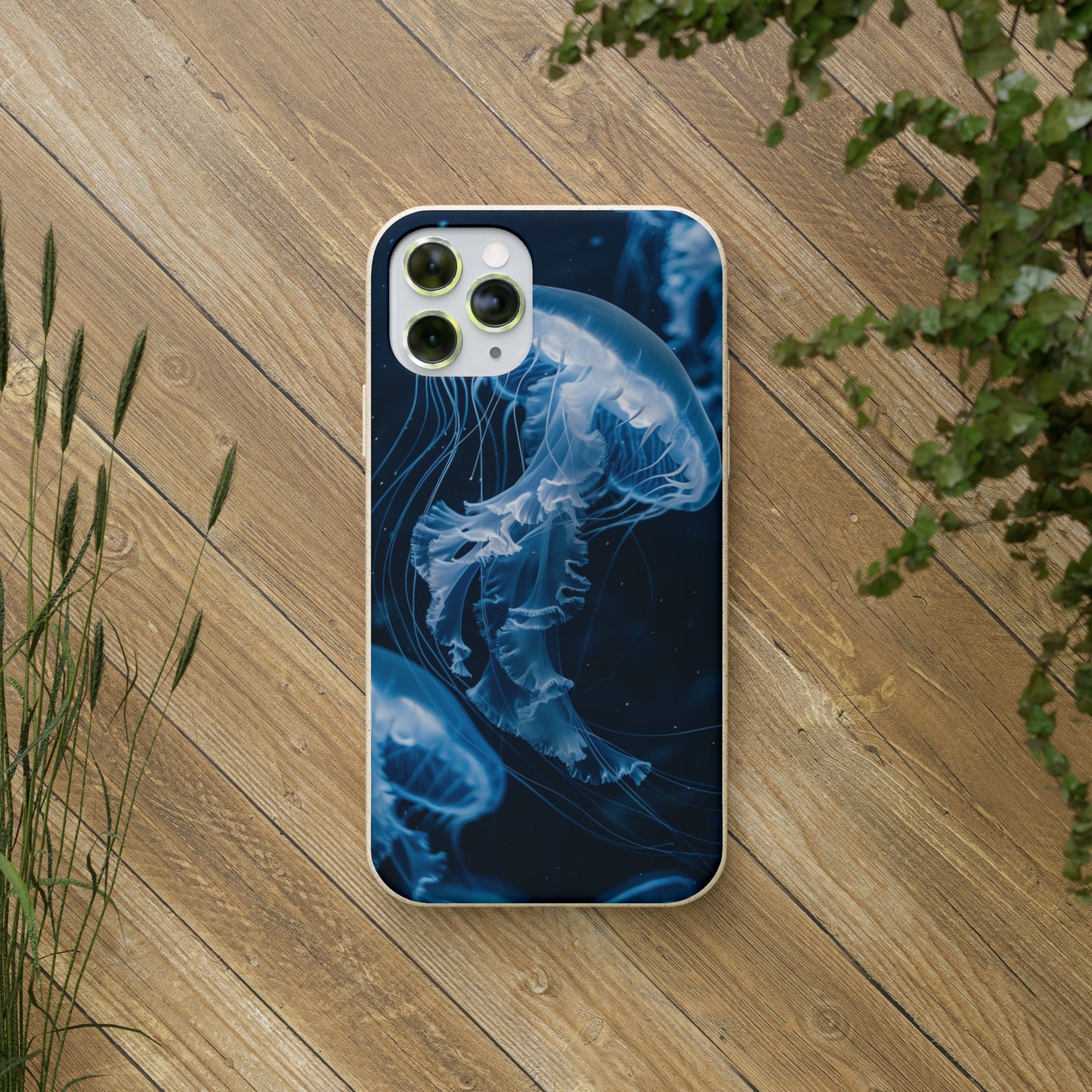 Deep Ocean Jellyfish Biodegradable Phone Case | iPhone / Samsung