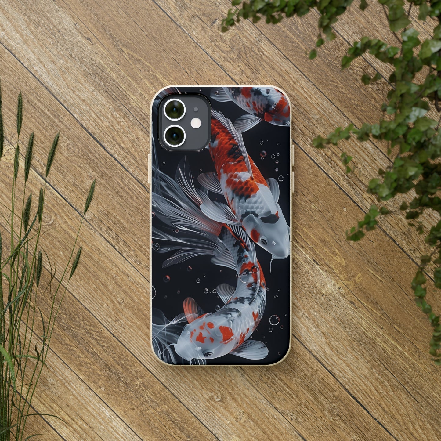 Realistic Koi Fish Biodegradable Phone Case | iPhone / Samsung