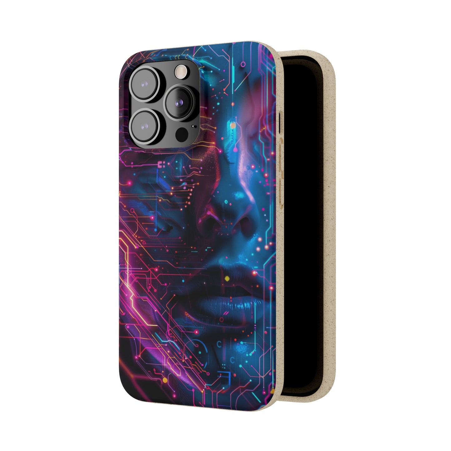 Cyberpunk woman Biodegradable Phone Case | iPhone / Samsung