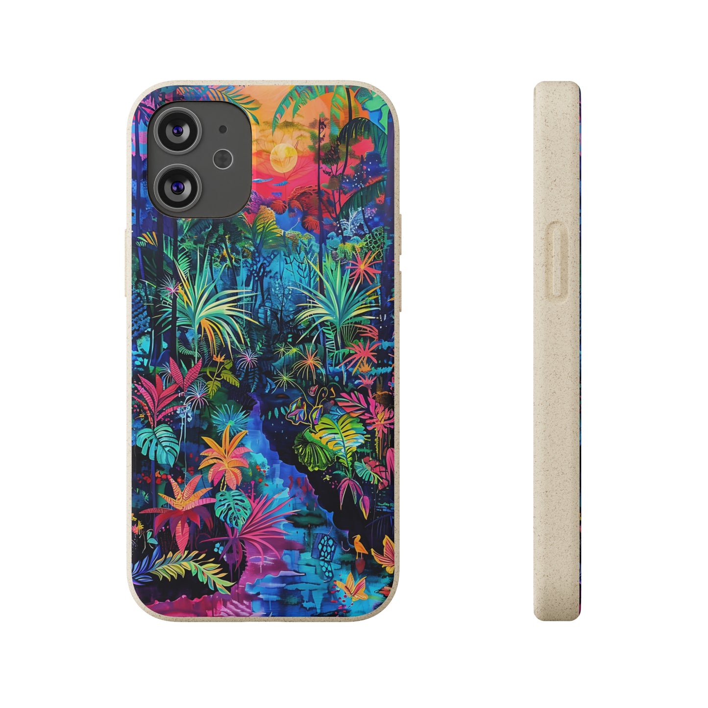 Colourful Rain Forest Biodegradable Phone Case | iPhone / Samsung