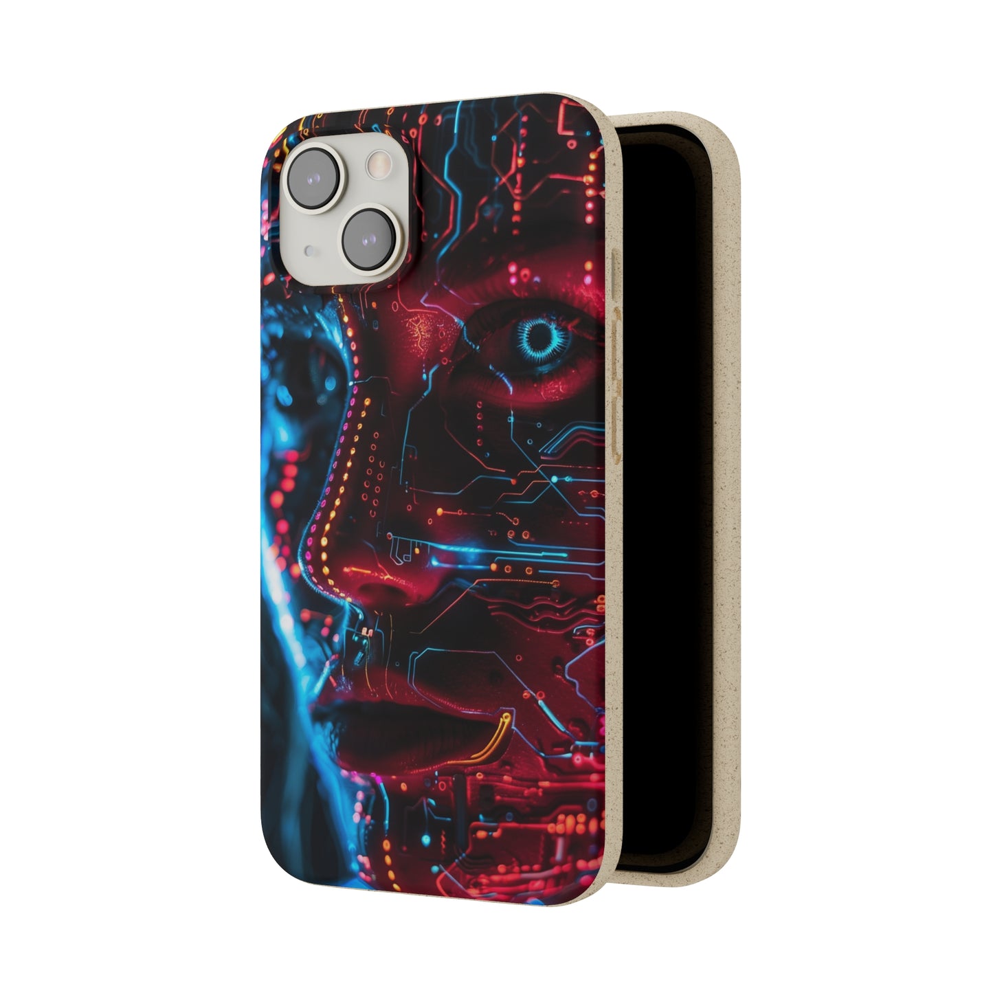 Cyberpunk woman Biodegradable Phone Case | iPhone / Samsung