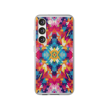 Maya Hayuk  inspired bold, colourful  pattern Phone Case