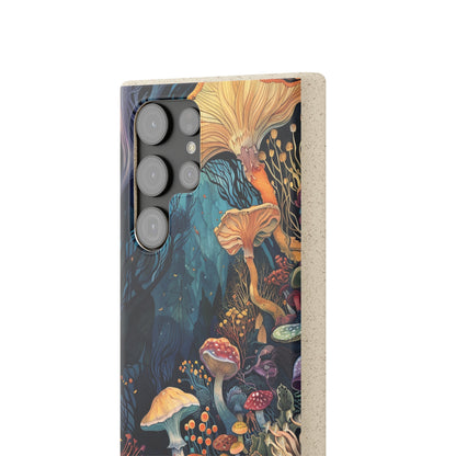 Mushroom Forest Biodegradable Phone Case | iPhone / Samsung