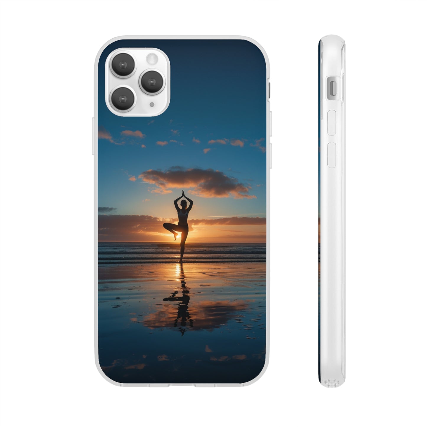 Yoga on the beach Phone Case | iPhone / Samsung