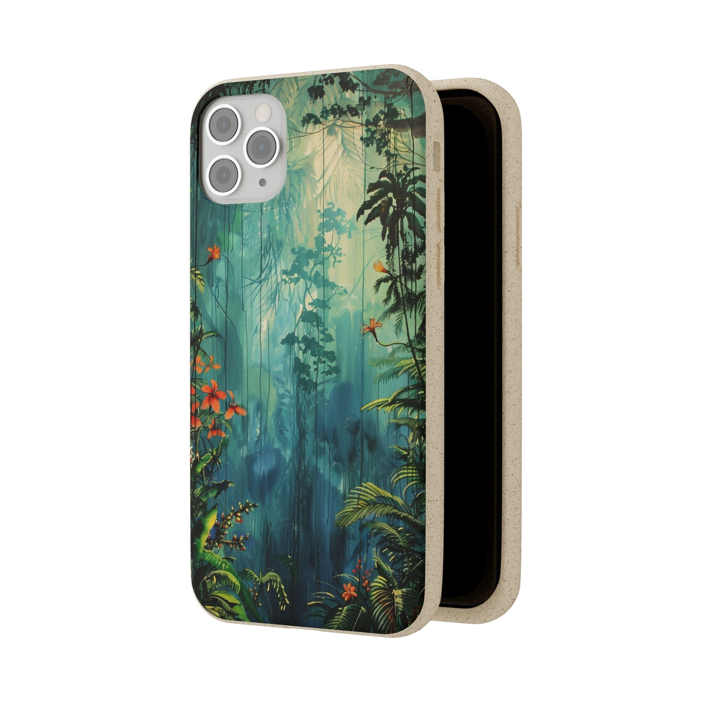 Rain Forest Clearing Scene Biodegradable Phone Case | iPhone / Samsung