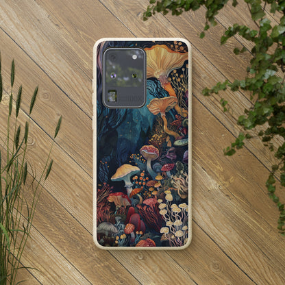 Mushroom Forest Biodegradable Phone Case | iPhone / Samsung