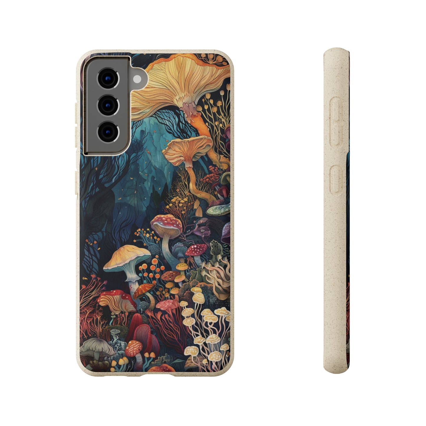 Mushroom Forest Biodegradable Phone Case | iPhone / Samsung