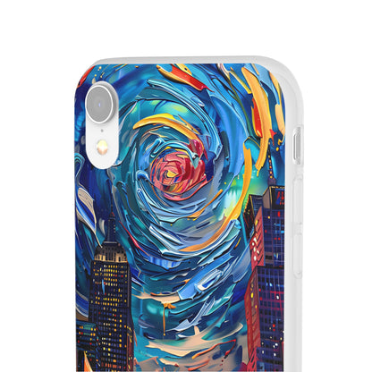 Van Gogh inspired City scene | iPhone/Samsung | Slimline Phone Case