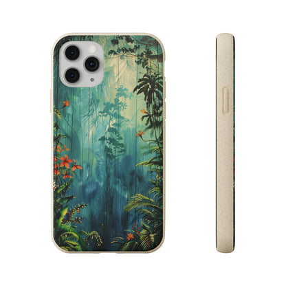 Rain Forest Clearing Scene Biodegradable Phone Case | iPhone / Samsung