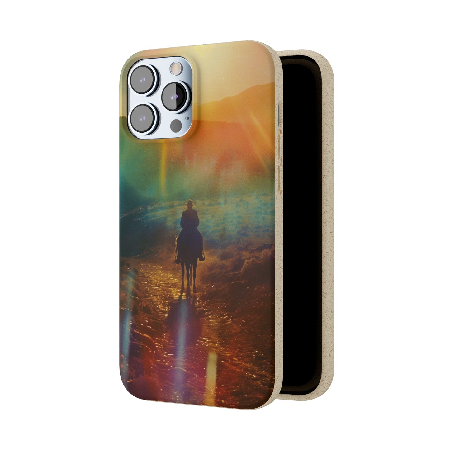 Horse rider cinematic Biodegradable Phone Case | iPhone / Samsung