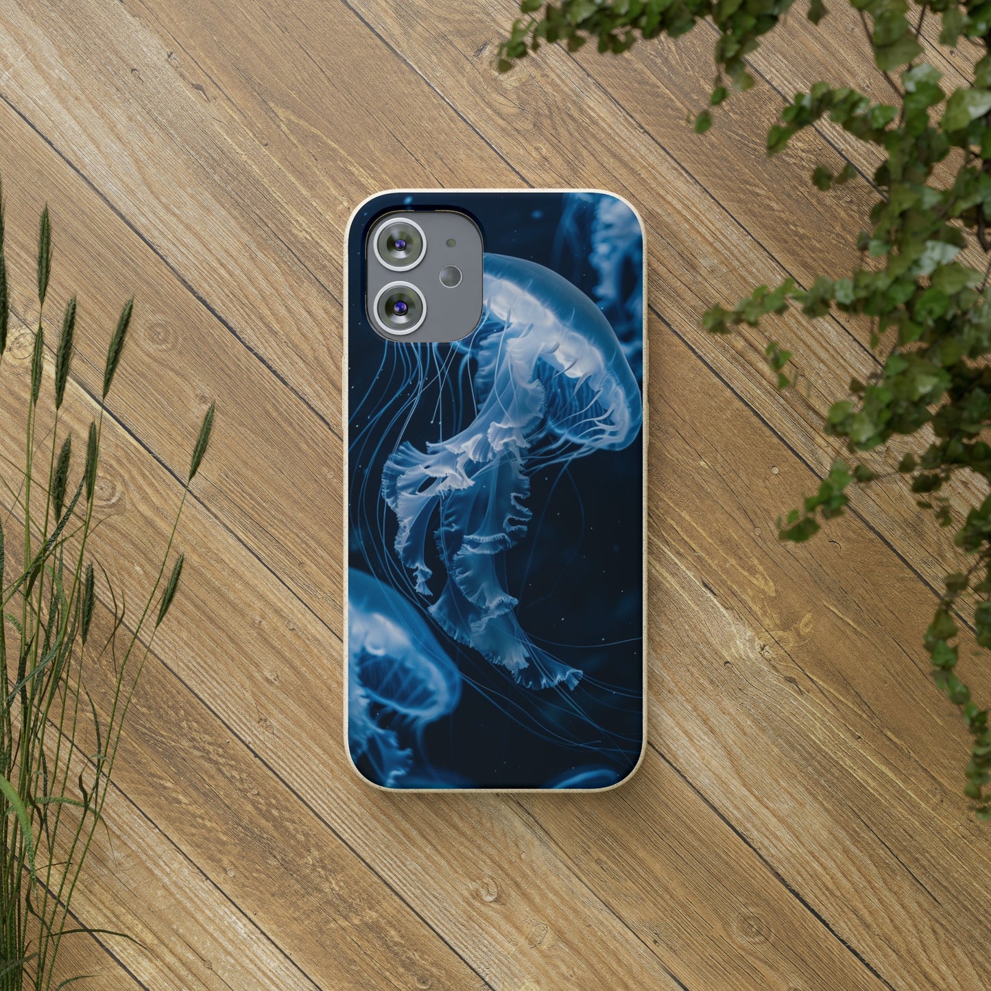 Deep Ocean Jellyfish Biodegradable Phone Case | iPhone / Samsung