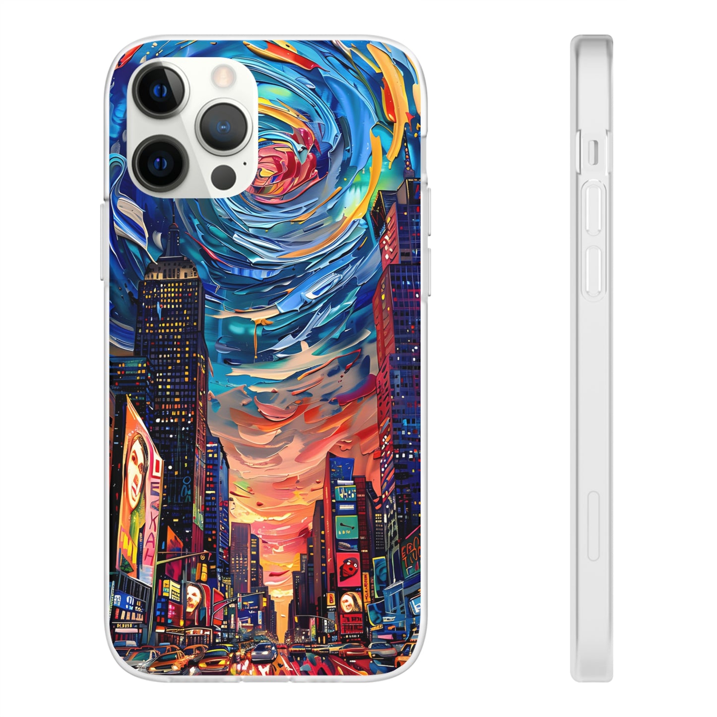 Van Gogh inspired City scene | iPhone/Samsung | Slimline Phone Case