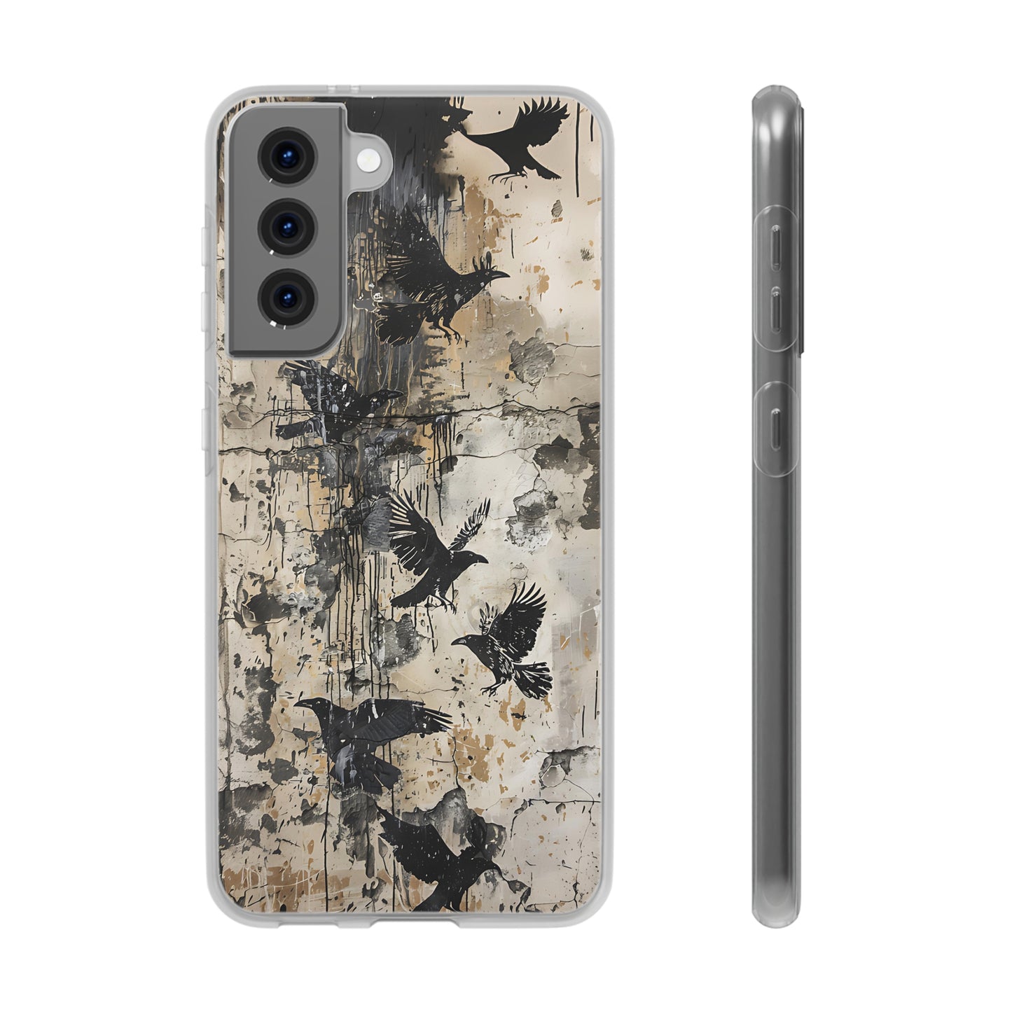 Vhils inspired birds Phone Case