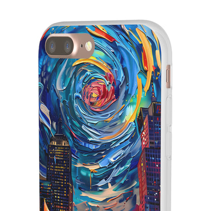 Van Gogh inspired City scene | iPhone/Samsung | Slimline Phone Case