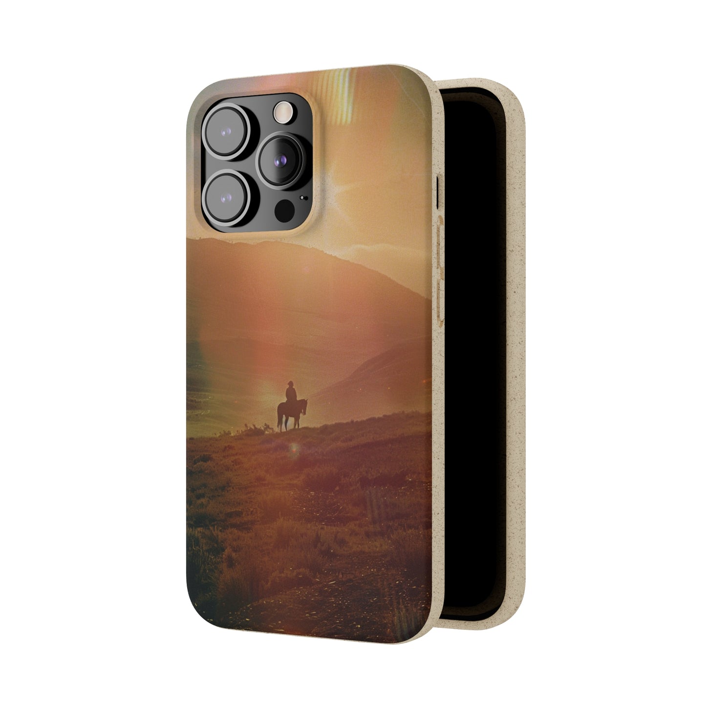 Horse rider cinematic Biodegradable Phone Case | iPhone / Samsung