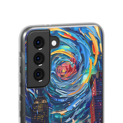 Van Gogh inspired City scene | iPhone/Samsung | Slimline Phone Case