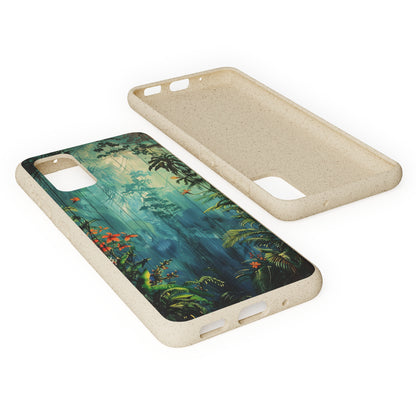 Rain Forest Clearing Scene Biodegradable Phone Case | iPhone / Samsung