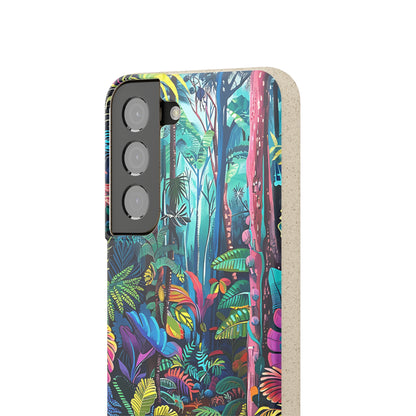 Colourful Rain Forest Biodegradable Phone Case | iPhone / Samsung