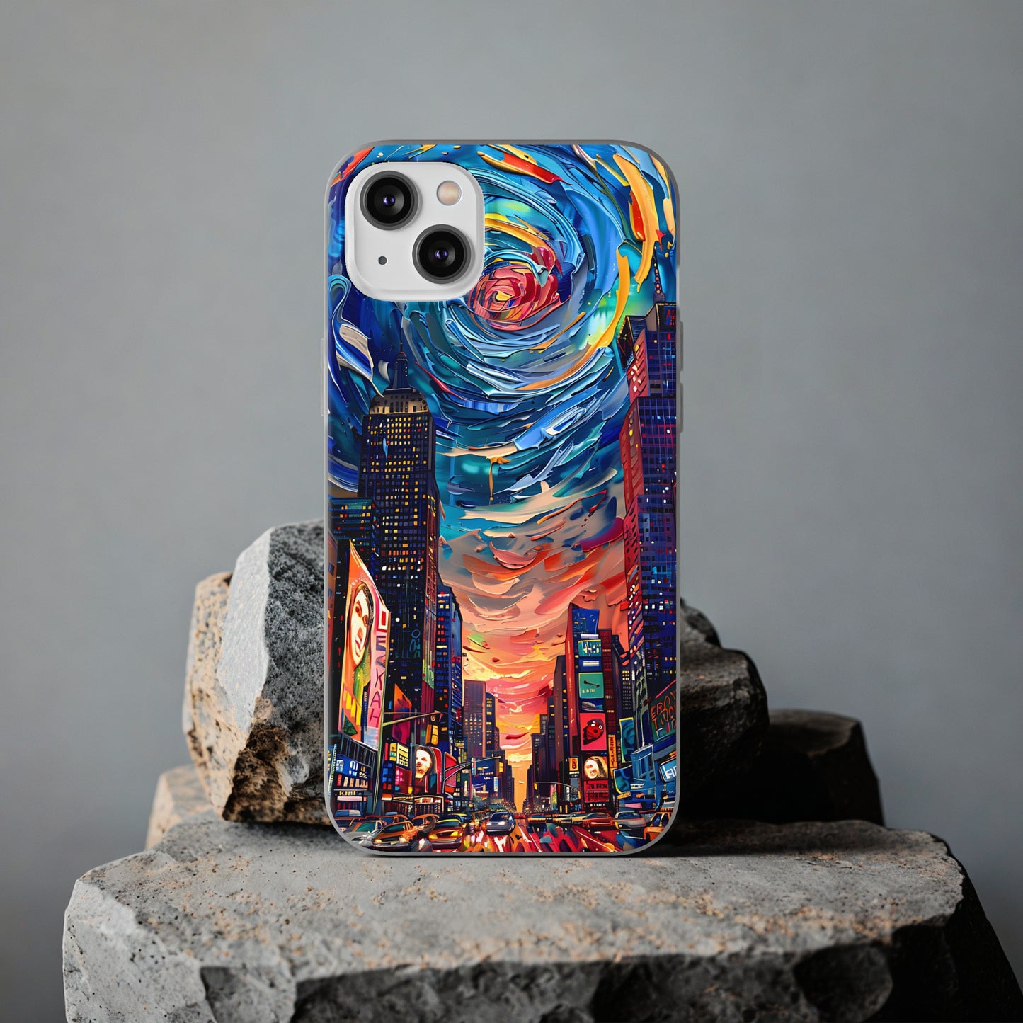 Van Gogh inspired City scene | iPhone/Samsung | Slimline Phone Case