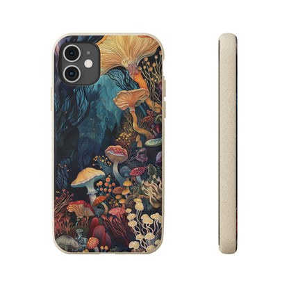 Mushroom Forest Biodegradable Phone Case | iPhone / Samsung