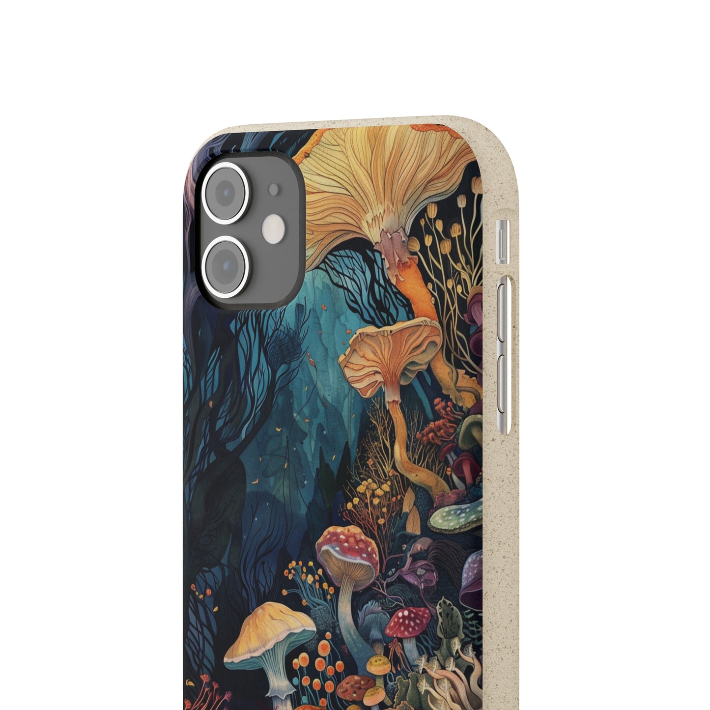 Mushroom Forest Biodegradable Phone Case | iPhone / Samsung